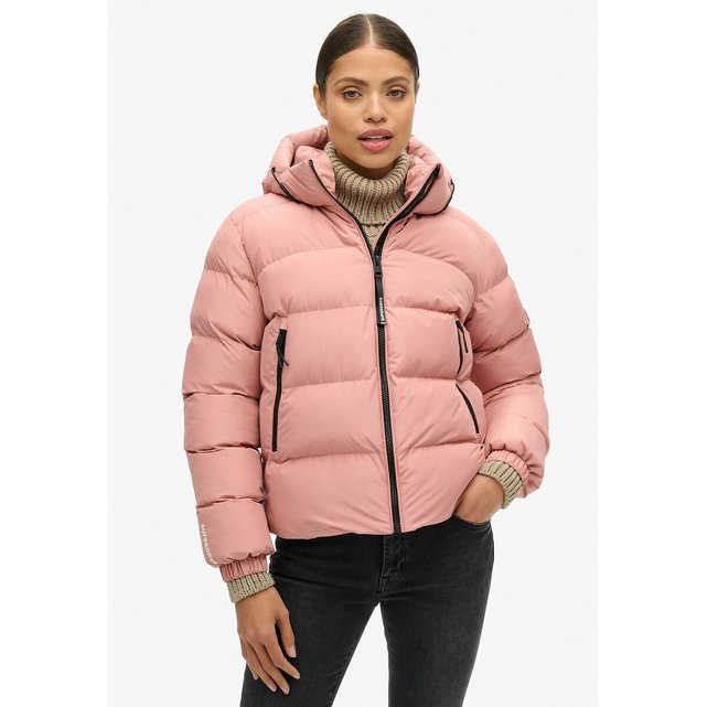 Καπιτονέ μπουφάν με κουκούλα, Sports Puffer Jacket