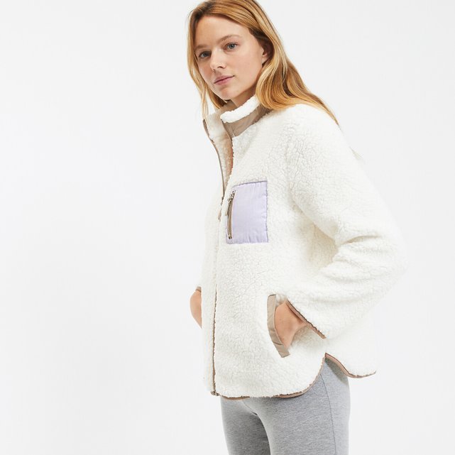 Κοντή ζακέτα homewear από φλις