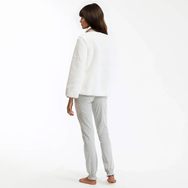 Κοντή ζακέτα homewear από φλις