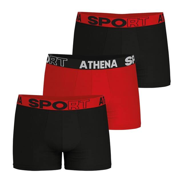 Σετ 3 μονόχρωμα μποξεράκια από μικροΐνες