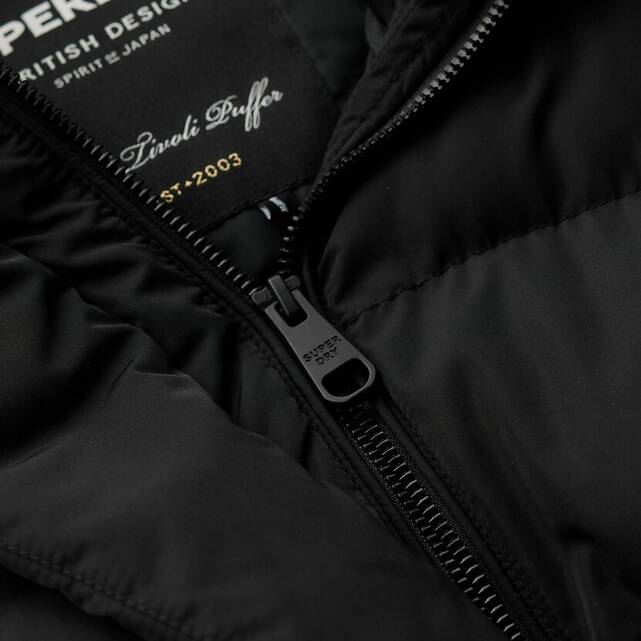 Μακρύ καπιτονέ μπουφάν με κουκούλα, Longline Puffer