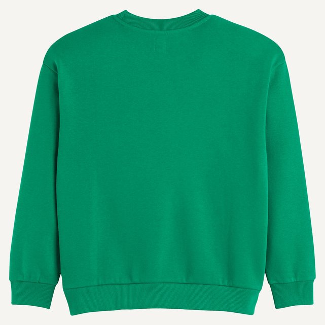 Φούτερ oversize από φανέλα με στρογγυλή λαιμόκοψη και μήνυμα