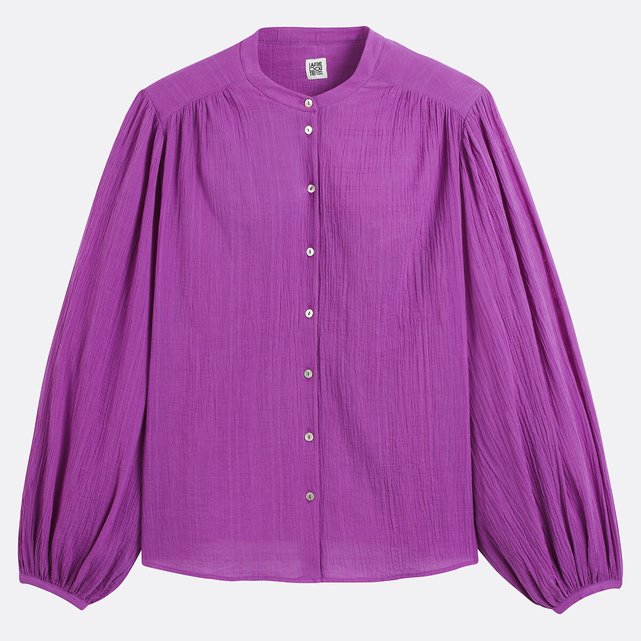 Πουκάμισο oversize με μάο γιακά, Signature Lise