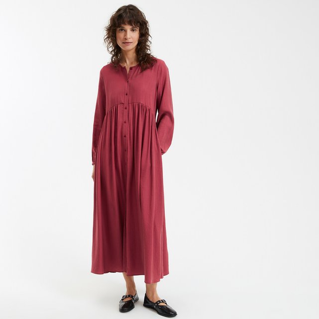 Μακρύ φόρεμα με μακριά μανίκια, SUZIE SIGNATURE