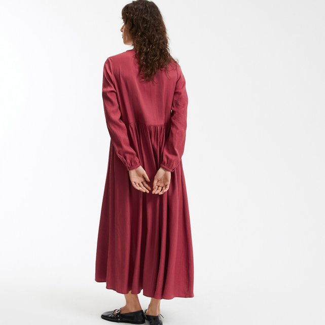 Μακρύ φόρεμα με μακριά μανίκια, SUZIE SIGNATURE