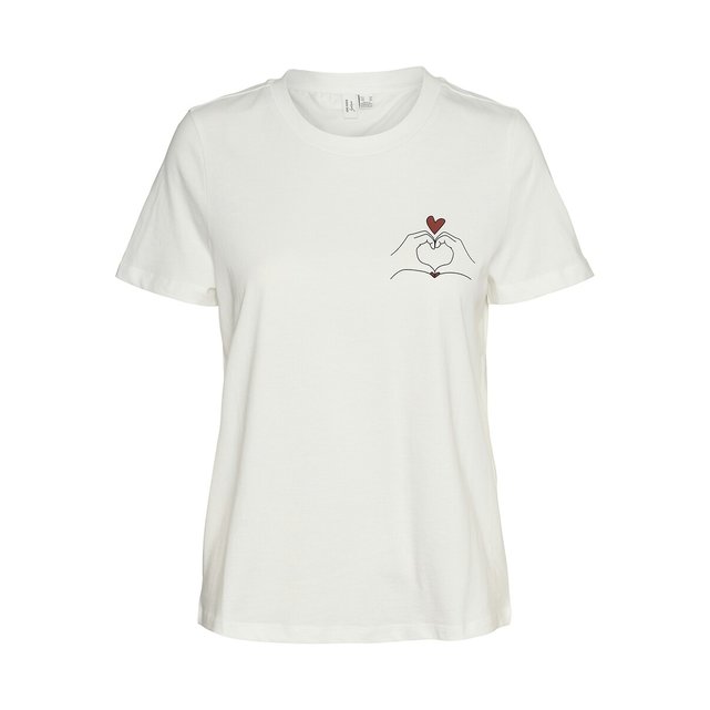 Κοντομάνικο T-shirt με στάμπα