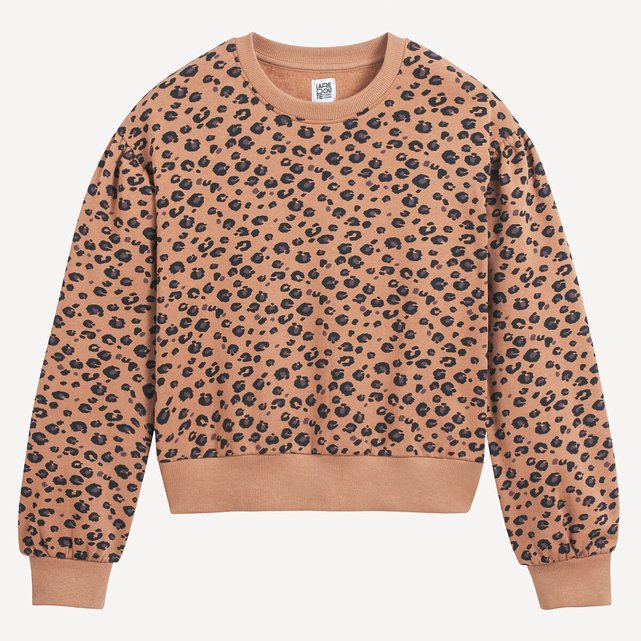Εμπριμέ φούτερ με μοτίβο animal print, 18 μηνών - 14 ετών