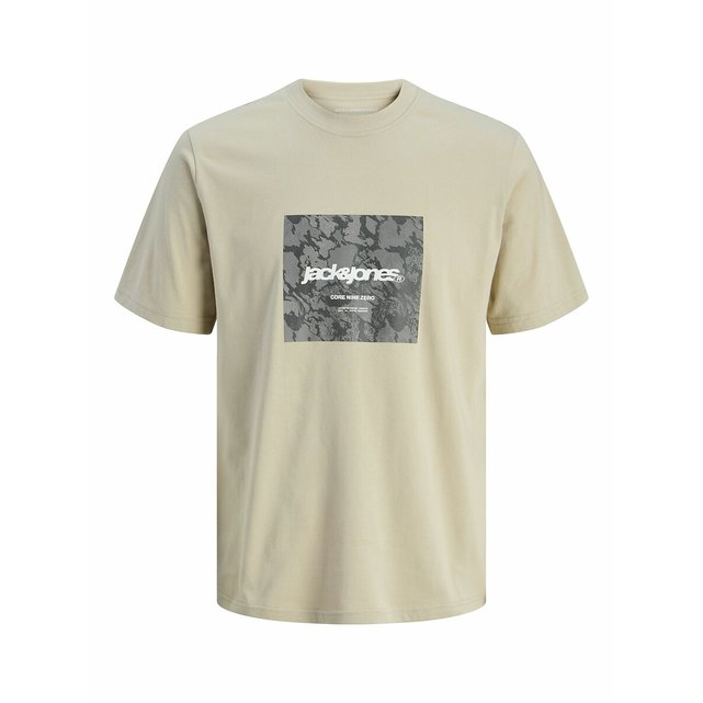 Κοντομάνικο T-shirt με στάμπα μπροστά