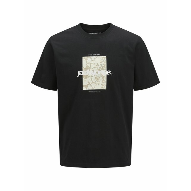 Κοντομάνικο T-shirt με στάμπα μπροστά