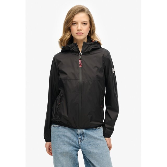 Ζακέτα με κουκούλα και λογότυπο, Windbreaker