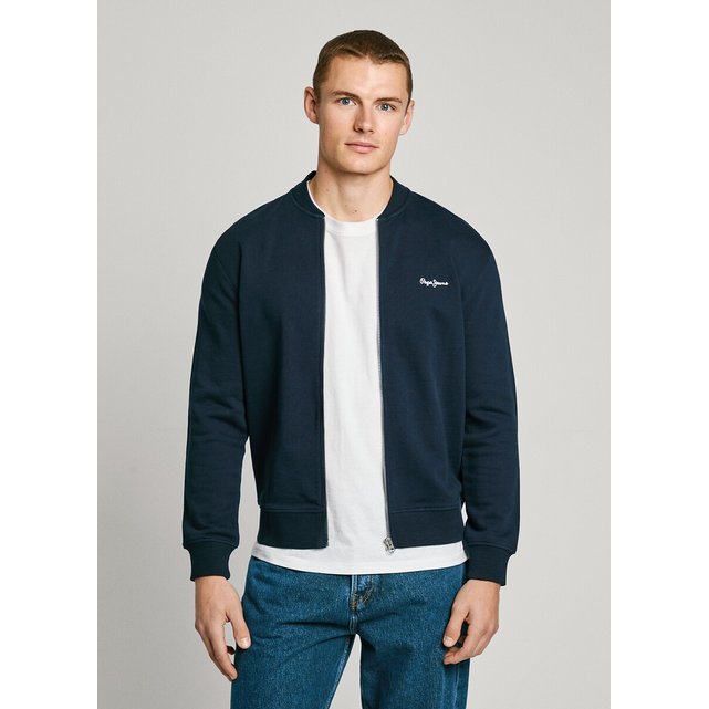 Ζακέτα bomber με φερμουάρ