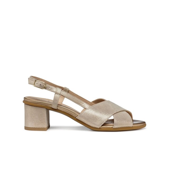 Δερμάτινα πέδιλα slingback, Aurely 50