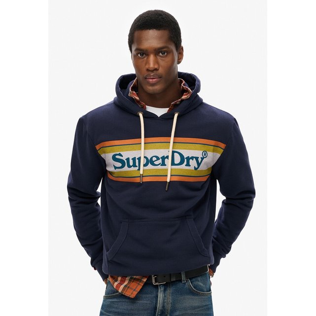 Φούτερ με κουκούλα και στάμπα, Superdry