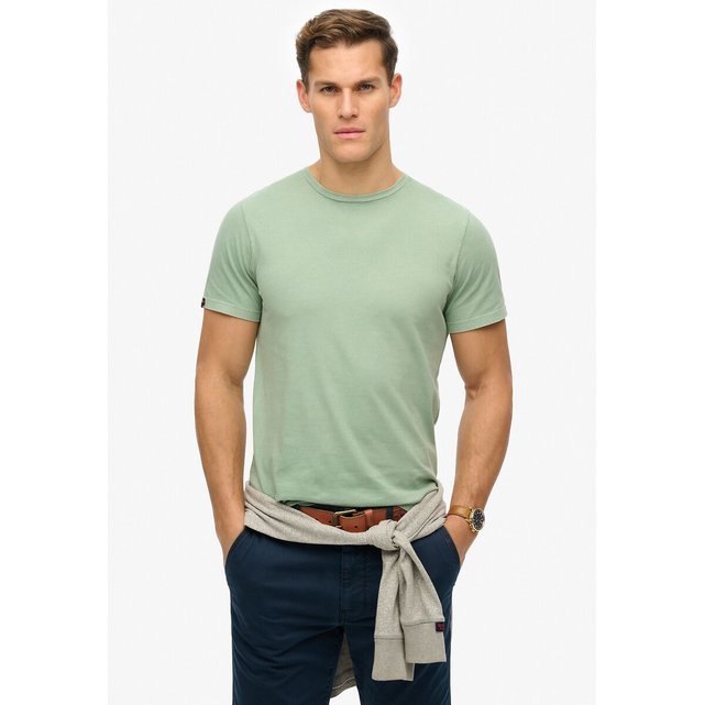 Κοντομάνικο T-shirt με στρογγυλή λαιμόκοψη