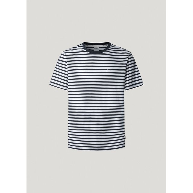 Κοντομάνικο ζέρσεϊ T-shirt με ρίγες
