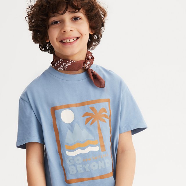 Κοντομάνικο T-shirt με στάμπα φοίνικα