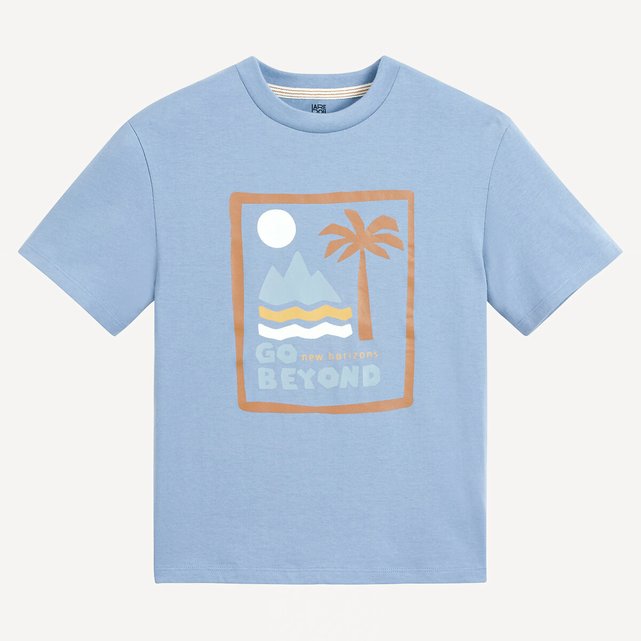 Κοντομάνικο T-shirt με στάμπα φοίνικα
