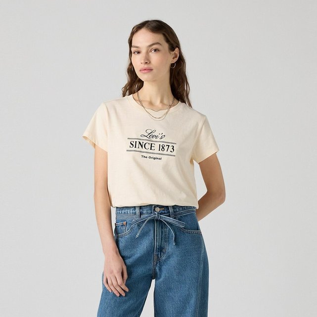 Κοντομάνικο T-shirt με στάμπα