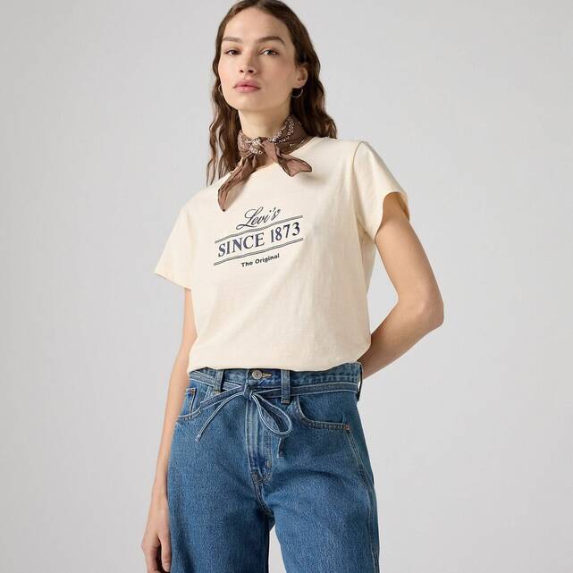 Κοντομάνικο T-shirt με στάμπα