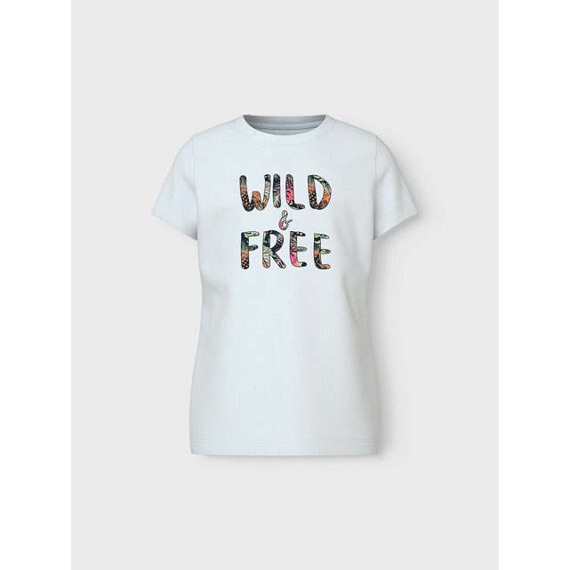 Κοντομάνικο T-shirt με στάμπα