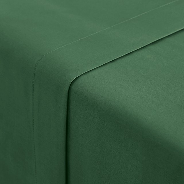Μονόχρωμο σεντόνι από βαμβακερό περκάλι ποιότητας Best, 200 κλωστές