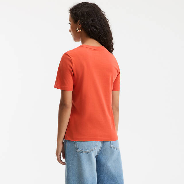 Κοντομάνικο T-shirt με στρογγυλή λαιμόκοψη
