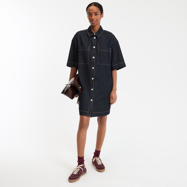 Κοντό φόρεμα από denim – Signature SARA