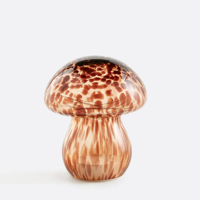Διακοσμητικό φωτιστικό LED σε γυαλί, σε σχήμα μανιταριού – Onoki