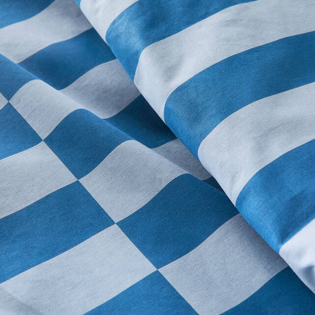 Παπλωματοθήκη από 50% ανακυκλωμένο βαμβάκι, Tabaka Blue
