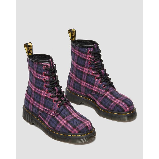 Δερμάτινα Μποτάκια 1460 Tartan
