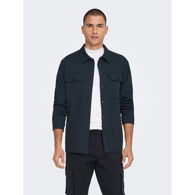 Overshirt με τσέπες
