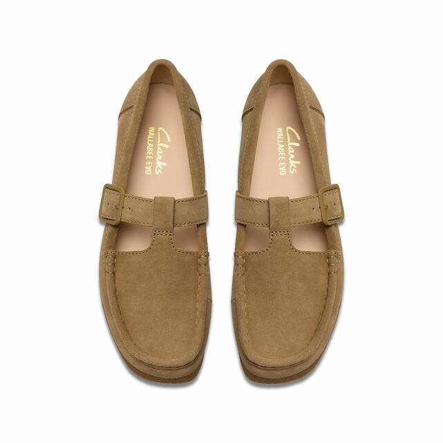 Μπαλαρίνες Mary Jane από σουέντ δέρμα Wallabee