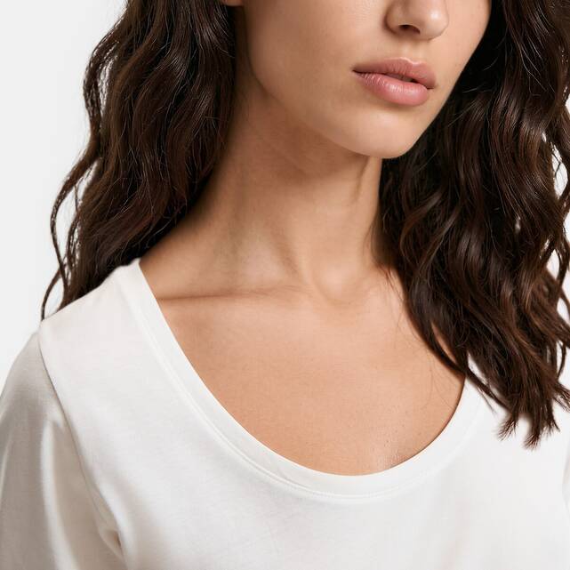 T-shirt από οργανικό βαμβάκι με μακριά μανίκια