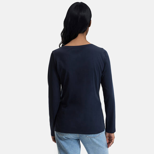 T-shirt από οργανικό βαμβάκι με μακριά μανίκια