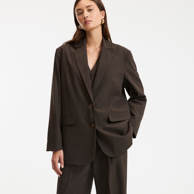 Σακάκι μακρύ oversized, Signature CLEANDRE