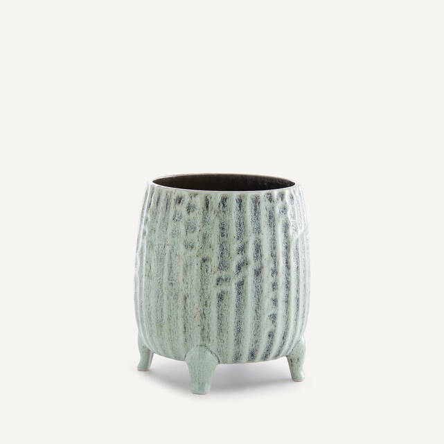 Κεραμικό κασπό, ύψος 18 cm, Zira
