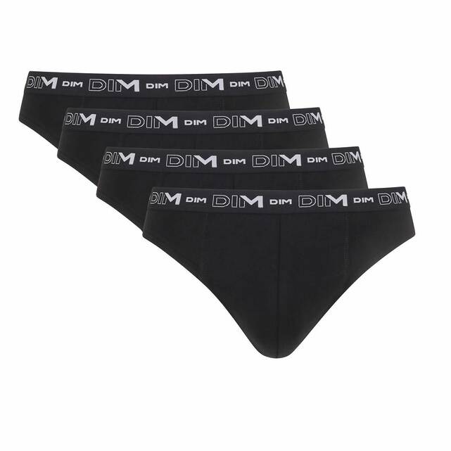 Σετ 4 μονόχρωμων σλιπ Cotton Stretch