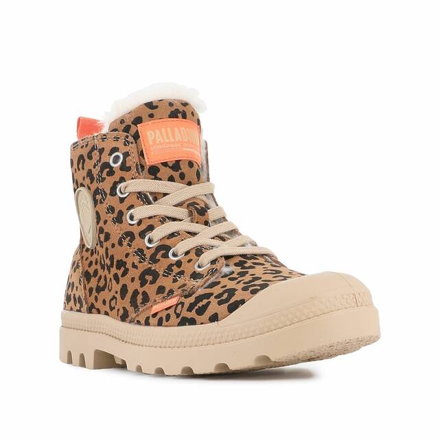 Ψηλά sneakers με επένδυση Pampa Zip