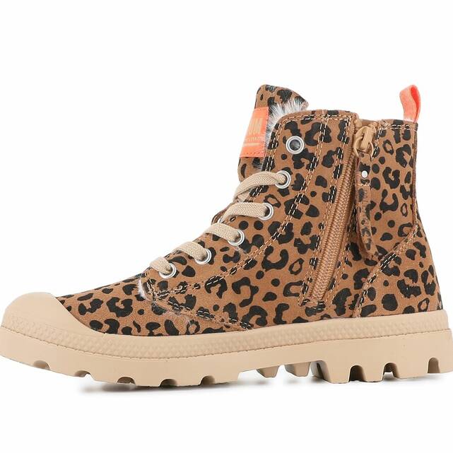 Ψηλά sneakers με επένδυση Pampa Zip