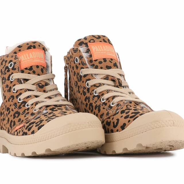 Ψηλά sneakers με επένδυση Pampa Zip