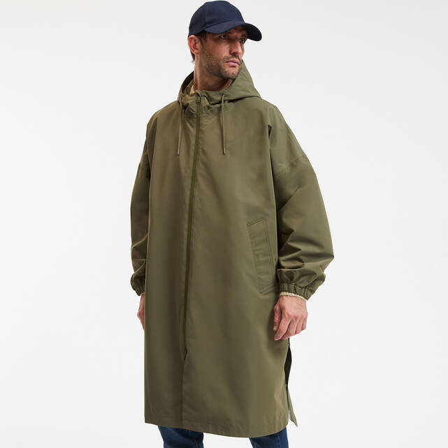 Μακρύ oversized αντιανεμικό