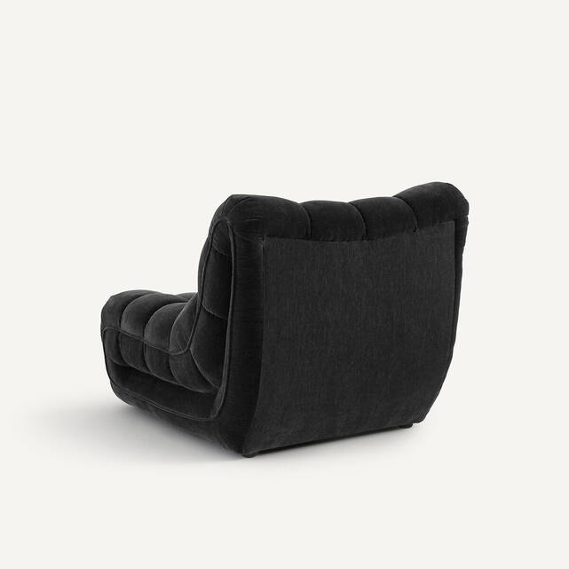 Καπιτονέ πολυθρόνα από βελούδινο chenille, Jud