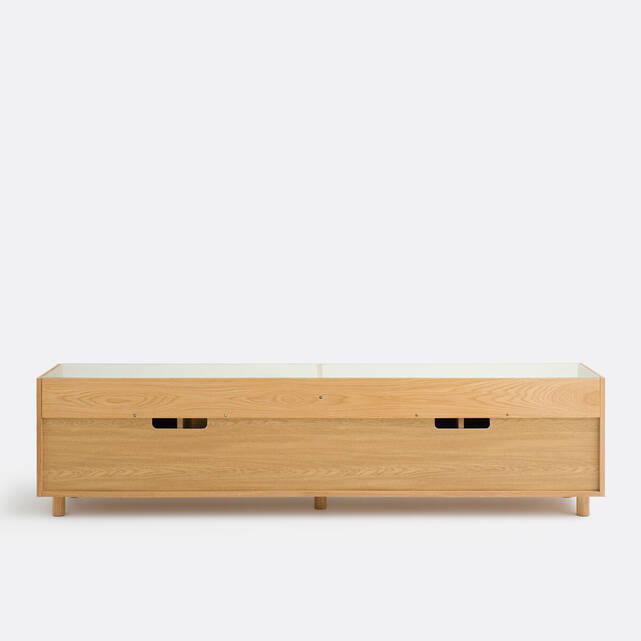 Έπιπλο τηλεόρασης hifi XL, 4 πόρτες, γυάλινη επιφάνεια Walor