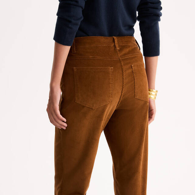 Bootcut παντελόνι από κοτλέ ύφασμα