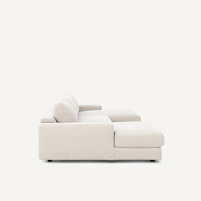 Καναπές 5 θέσεων από βελούδινο chenille, Skander