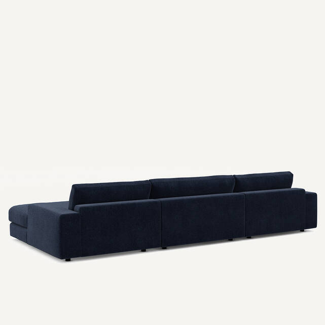 Καναπές 5 θέσεων από βελούδινο chenille, Skander