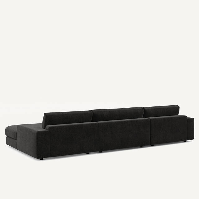Καναπές 5 θέσεων από βελούδινο chenille, Skander