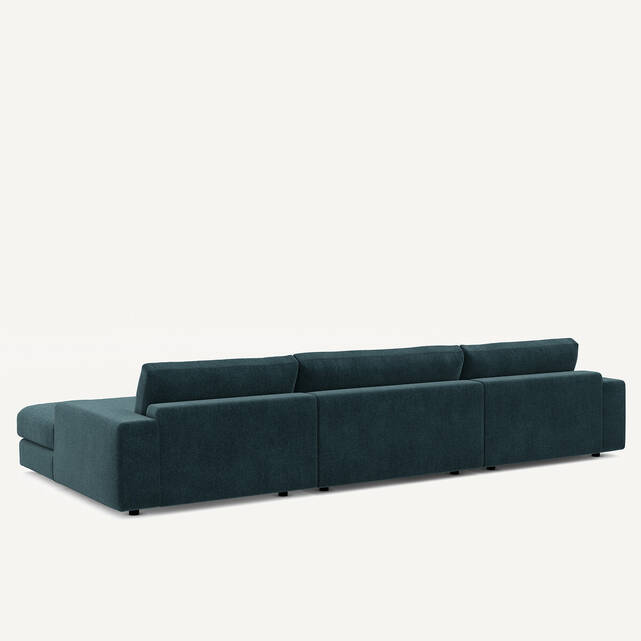 Καναπές 5 θέσεων από βελούδινο chenille, Skander