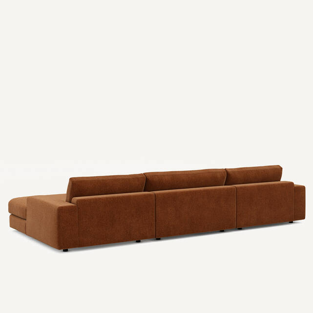 Καναπές 5 θέσεων από βελούδινο chenille, Skander