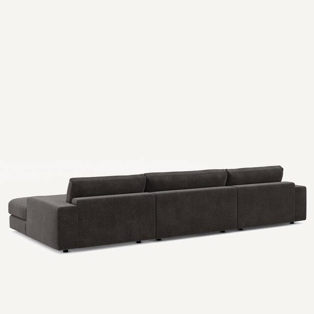 Καναπές 5 θέσεων από βελούδινο chenille, Skander